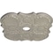 Ekena Millwork Flower Ceiling Medallion (Fits Canopies up to 6 1/4"), 29"OD x 3 5/8"ID x 1 3/8"P, Pearl White CM29FWPWS - alternate 2